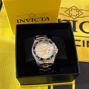 Invicta Two-Tone Gold and Silver Pro diver 43mm Men’s watch